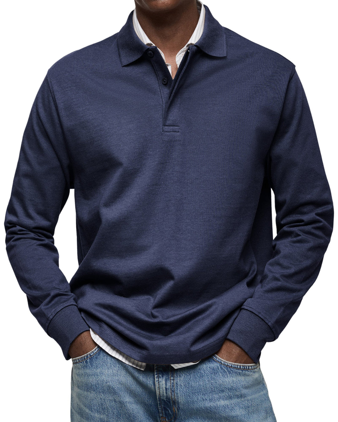 RIVANI MILANO| POLO DI LUSSO A MANICHE LUNGHE