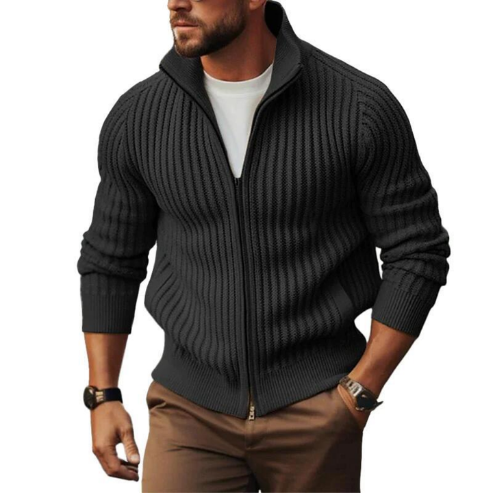 Maglione a Coste da Uomo