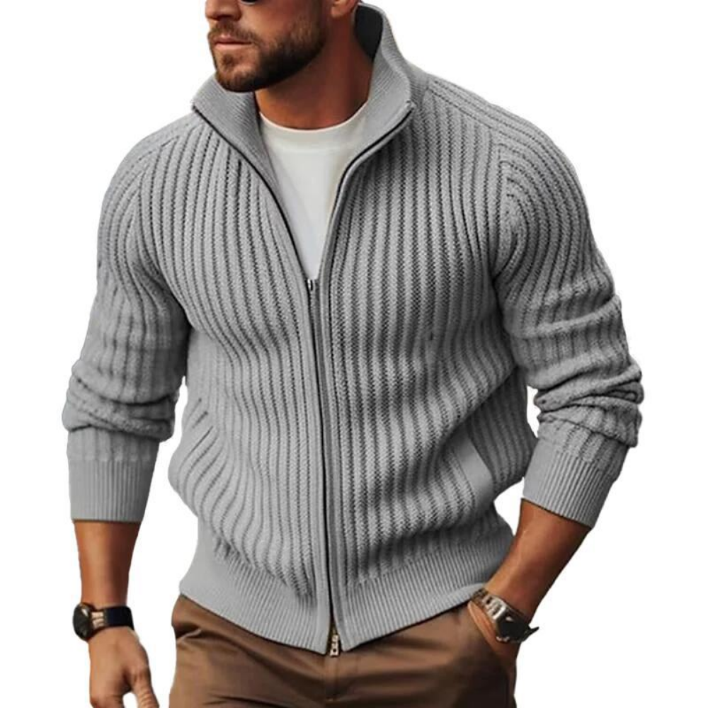 Maglione a Coste da Uomo