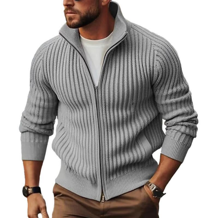 Maglione a Coste da Uomo