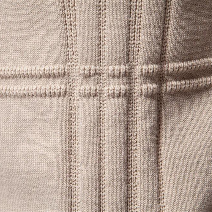 RIVANI | Maglione elegante da uomo con design a quadri