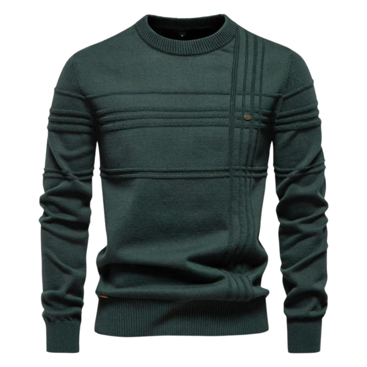 RIVANI | Maglione elegante da uomo con design a quadri