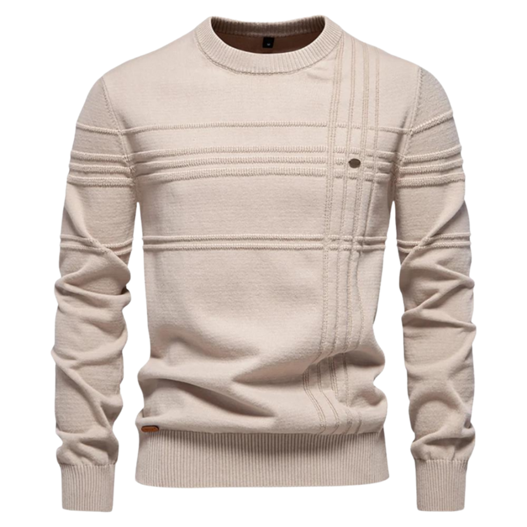 RIVANI | Maglione elegante da uomo con design a quadri