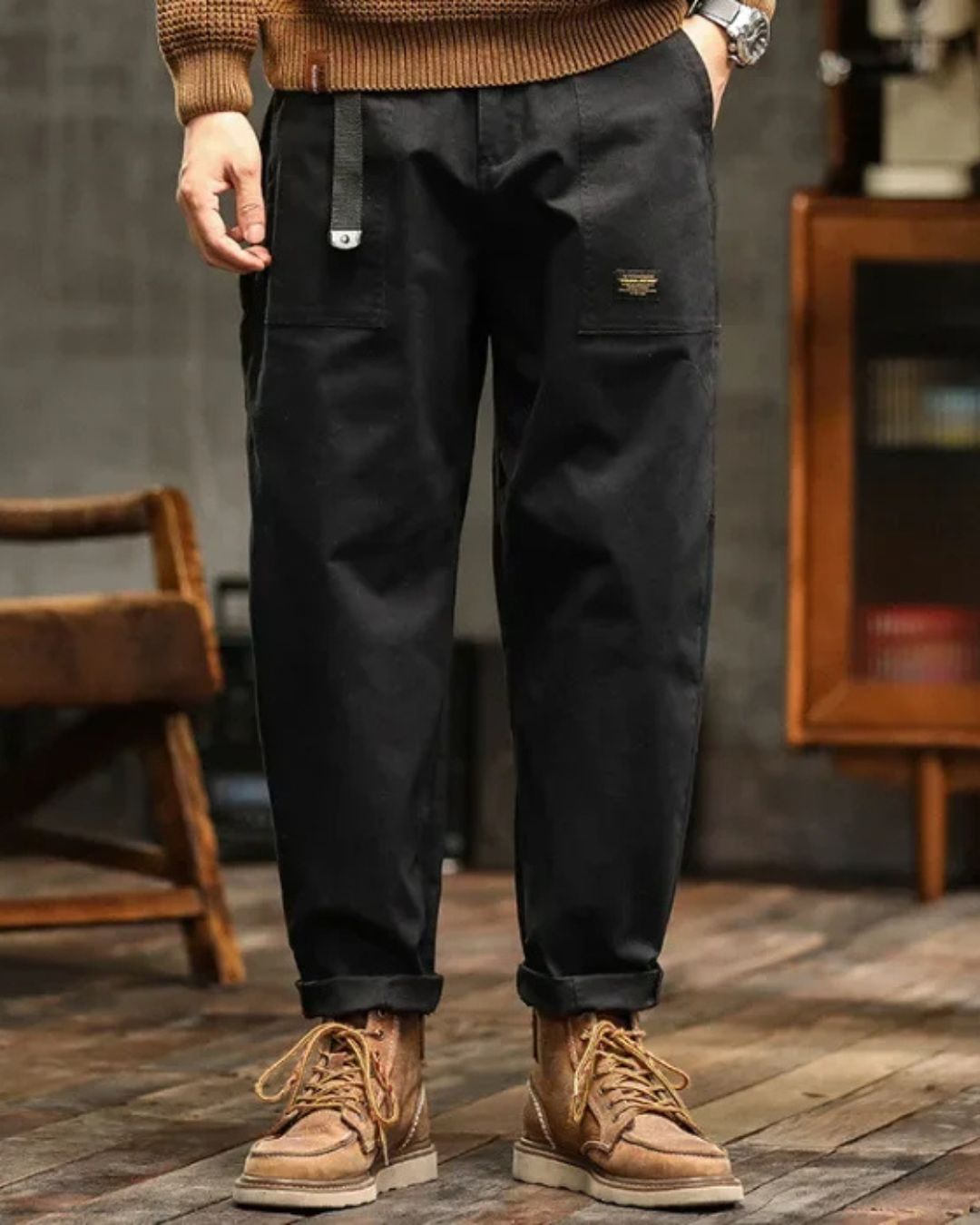 RIVANI MILANO| PANTALONI CARGO CLASSICI
