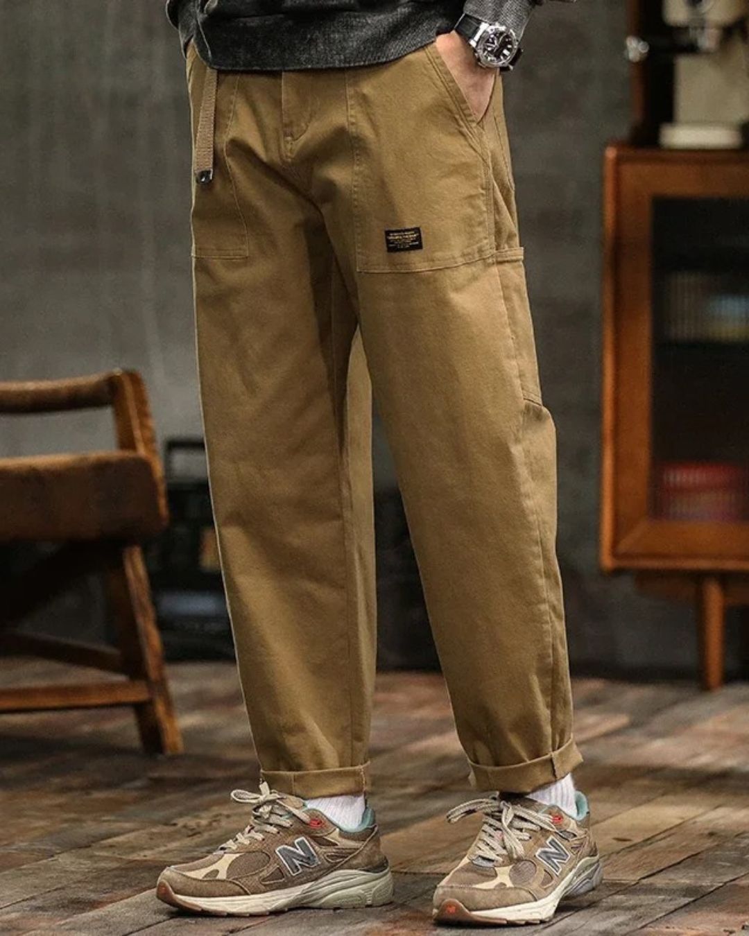 RIVANI MILANO| PANTALONI CARGO CLASSICI