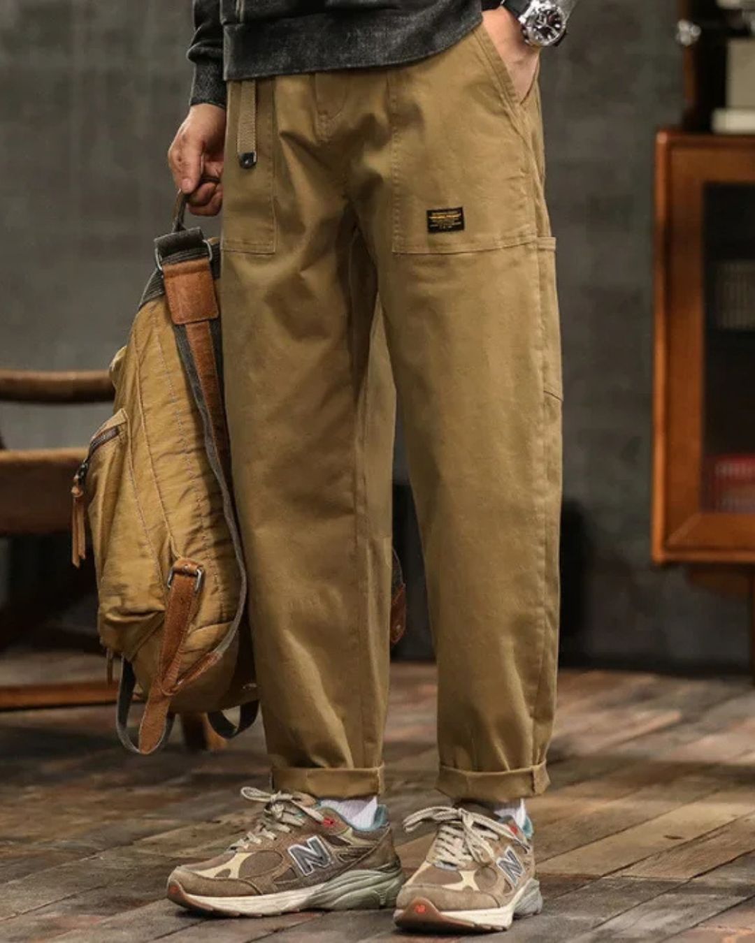 RIVANI MILANO| PANTALONI CARGO CLASSICI