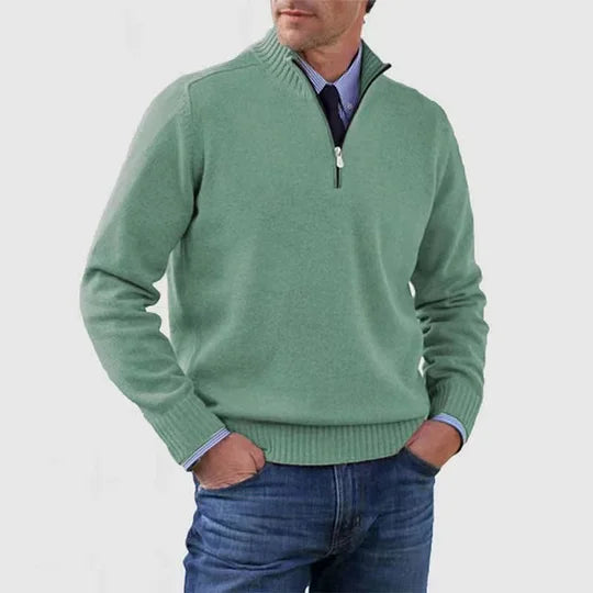 Howard™ | Maglione raffinato con mezza zip