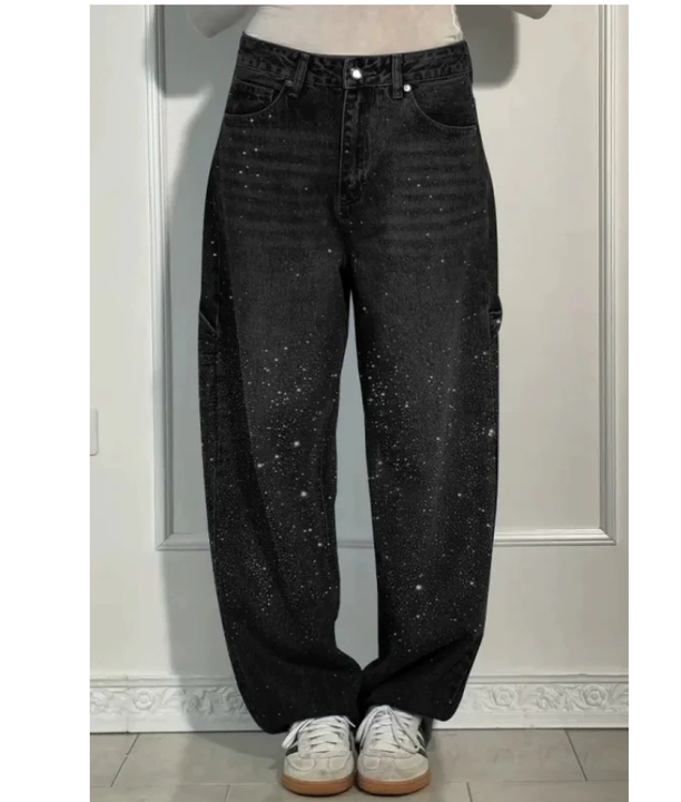 Pantaloni Donna Balloon in Denim | Stile Versatile